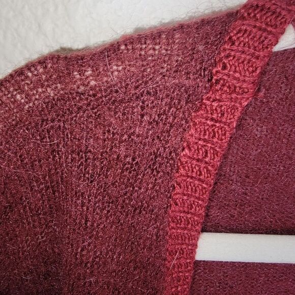 Lane Bryant wool & mohair blend open front cardigan 22/24 - Picture 3 of 4